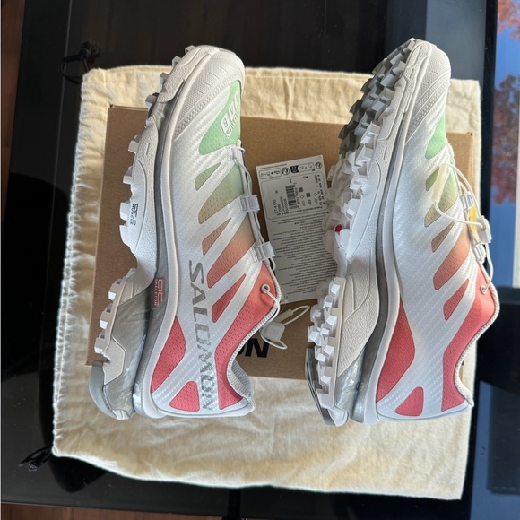 NWT Salomon XT-4 OG Shoes - Green, pink and White Size 10 - Picture 2 of 3